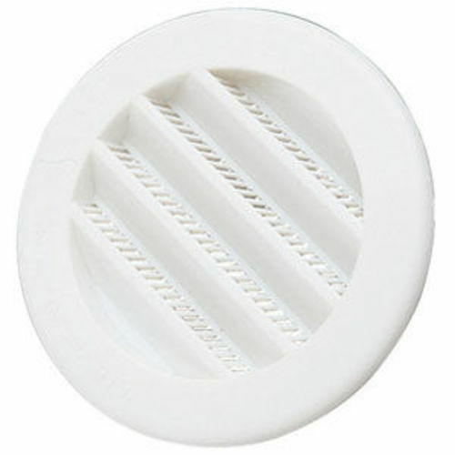 GRILLE PLASTIQUE Ø60 AVEC MOUTIQUAIRE BLANC - ZADI