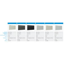 Miniature Grille d'aération blanche 523 mm x 281 mm - THETFORD N° 3