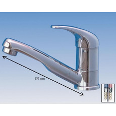 Miniature Robinet mitigeur Roma 12V à contacteur raccord tétine 10/12mm - COMET N° 1