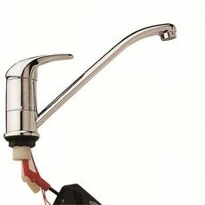 Miniature ROBINET MITIGEUR ROMA COULEUR METAL BEC LONGEUR 220 MM AVEC CONTACTEUR RACCORD TETINE 10/12mm - COMET N° 1