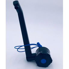 Miniature ROBINET RABATTABLE EN ABS NOIR AVEC CONTACTEUR RACCORD TETINE 10/12mm N° 0