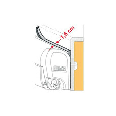 Miniature JOINT ANTI-PLUIE RAIN GUARD S - Largeur 1.6cm, au mètre - FIAMMA N° 1