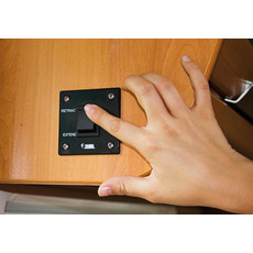 Miniature STORE F45S 4 METRES EAGLE ELECTRIQUE BOITIER BLANC TOILE DELUXE GREY - FIAMMA N° 1