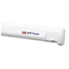 STORE F45S 3.5 METRES EAGLE ELECTRIQUE BOITIER BLANC TOILE DELUXE GREY - FIAMMA