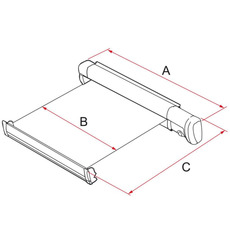 Miniature STORE F45S 3.5 METRES EAGLE ELECTRIQUE BOITIER BLANC TOILE DELUXE GREY - FIAMMA N° 3