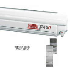 Miniature STORE F45S 3 METRES BOITIER BLANC TOILE DELUXE GREY - FIAMMA N° 2