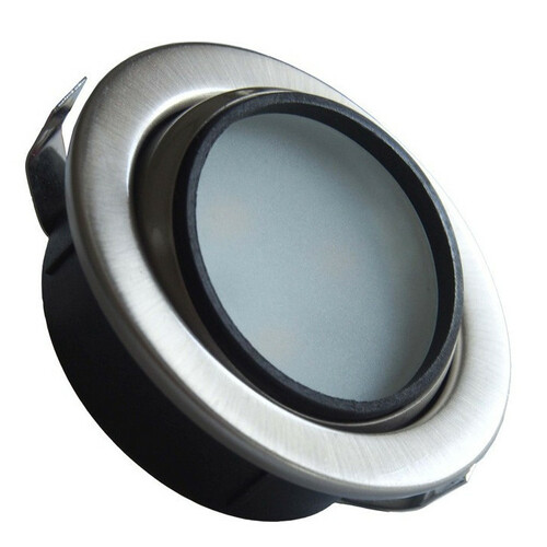 SPOT LED ENCASTRABLE ORIENTABLE - 12 V - GRIS