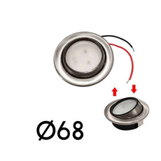 Miniature SPOT LED ENCASTRABLE ORIENTABLE - 12 V - GRIS N° 2