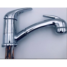 Miniature Robinet mitigeur avec douchette Paris avec contacteur raccord tétine 10/12mm - COMET N° 1