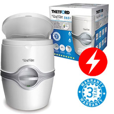 WC CHIMIQUE PORTA POTTI 565 ELECTRIC PUMP EXCELLENCE BLANC - THETFORD