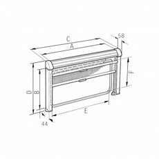 Miniature Store cassette Rastrollo 3000 Dometic blanc N° 4