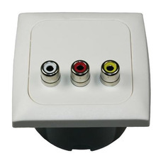 Miniature C-LINE PRISE AUDIO/VIDEO + ENTOURAGE + CABOCHON  N°4