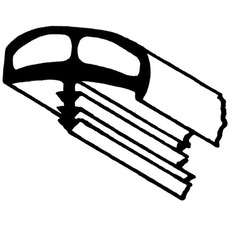 Miniature PROFIL CHANT FINITION ANTI CHOC 15MM  - ROULEAU DE 5M N° 2