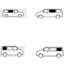 Miniature BAIES POUR VW CADDY MAXI  2021/ FORD TOURNEO CONNECT LONG  2022 - CARBEST N° 1