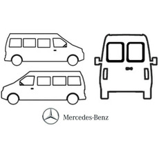 Baies en verre teinté sécurit pour Mercedes-Benz Sprinter depuis 2007 / 2007-2018 / depuis 2019
