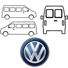 Baies en verre teinté sécurit pour Volkswagen Crafter - 2007-2016 / depuis 2017