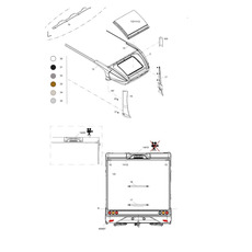 Pièces détachés pour Challenger 287GA / 2022 / PROFILE START EDITION / - FACE AV ET AR