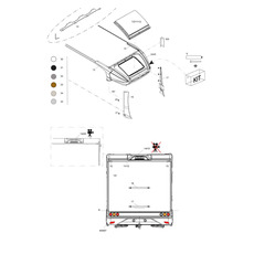 Pièces détachés pour Challenger 264 / 2022 / PROFILE START EDITION / - FACE AV ET AR